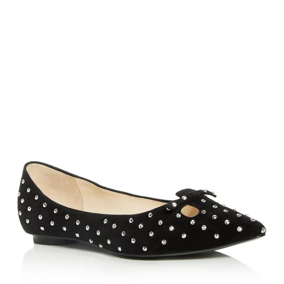 THE MARC JACOBS Studded Mouse Pointed-Toe Flats - Picture 2 of 16
